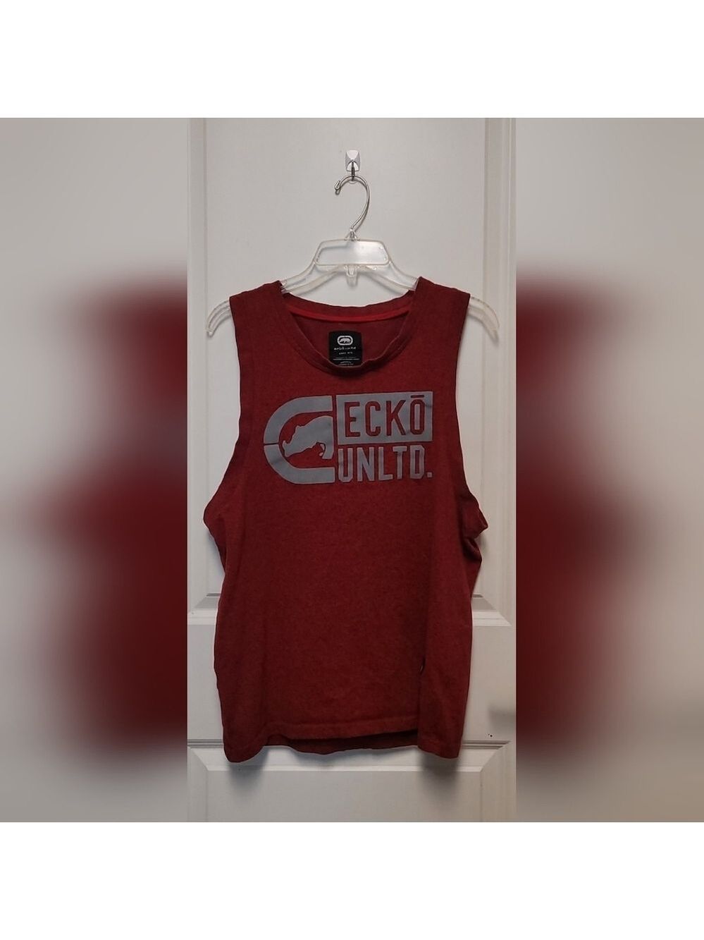 Ecko Unltd Red Sleeveless Tank Top